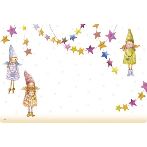 Подложка за хранене 43х29см Handmade Dolls розова